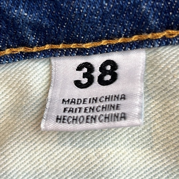 Embellish, distressed stretch, retro grunge, denim jeans, size 38 - Picture 7 of 12